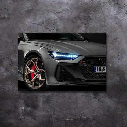 LED ART NİSSAN GTR R35 NEON Poster