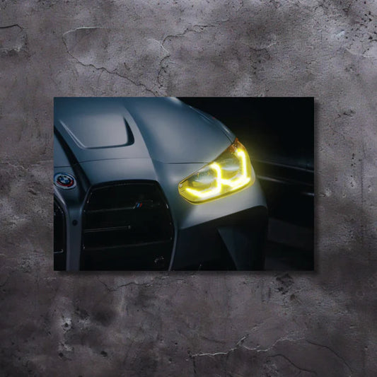 LEDART BMW M4 NEON Poster