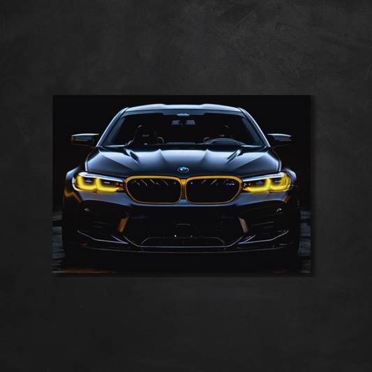 LED ART BMW M5 NEON LED Poster