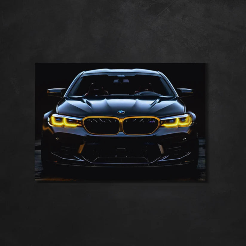 LED ART BMW M2 E92 V8 NEON Poster