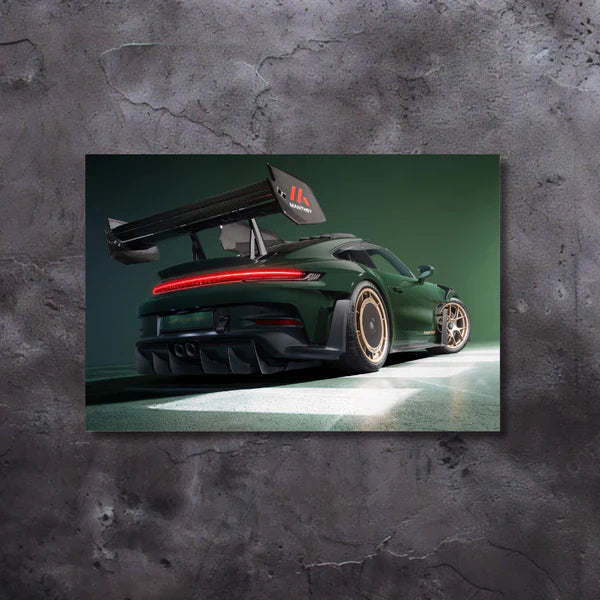 LEDART Porsche 911 GT3 R Rennsport Poster