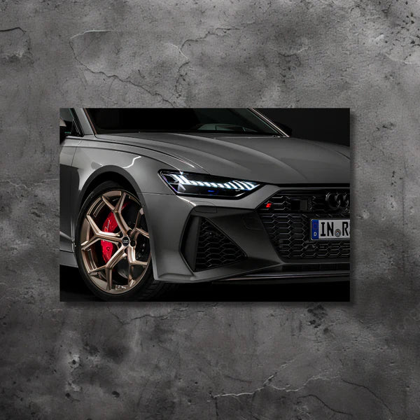 LEDART Audi RS6 NEON Poster