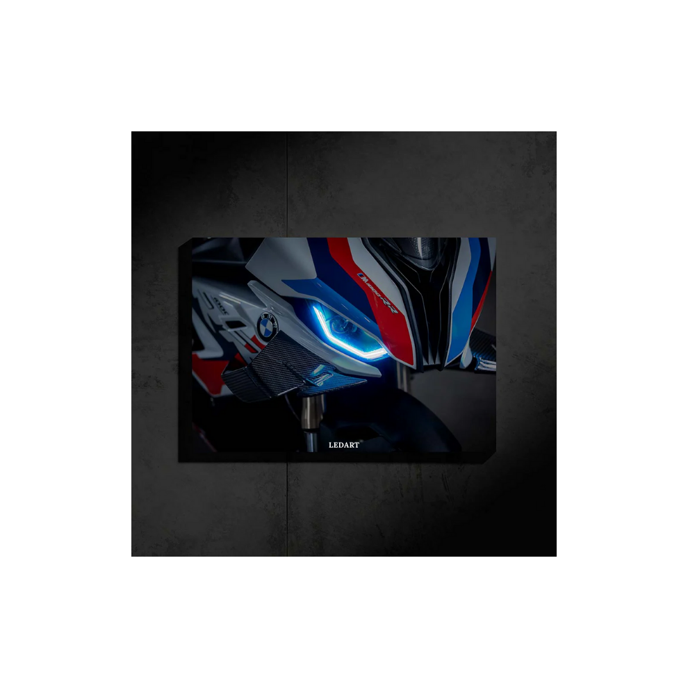 LEDART BMW M1000RR NEON Poster