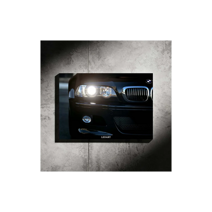 LED ART BMW M2 E92 V8 NEON Poster