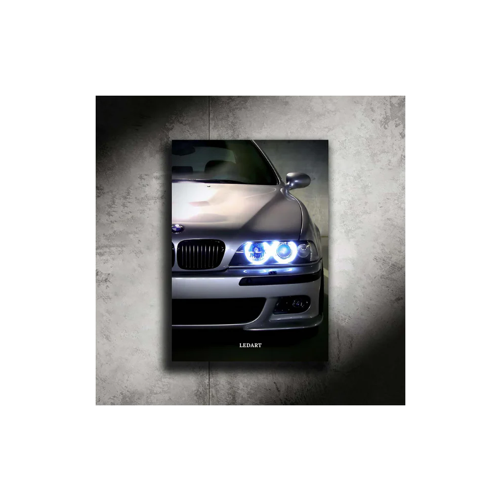 LED ART AUDİ TTS NOİR NEON Poster(Siyah)