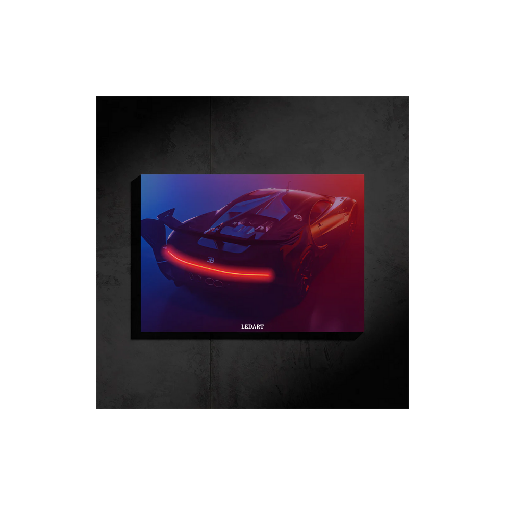 LEDART Bugatti CHIRON VGT Poster