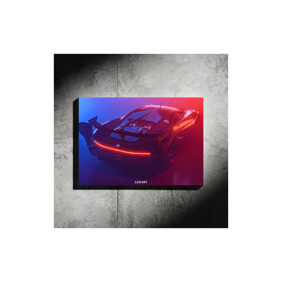 LED ART JAGUAR F-TYPE NEON Poster