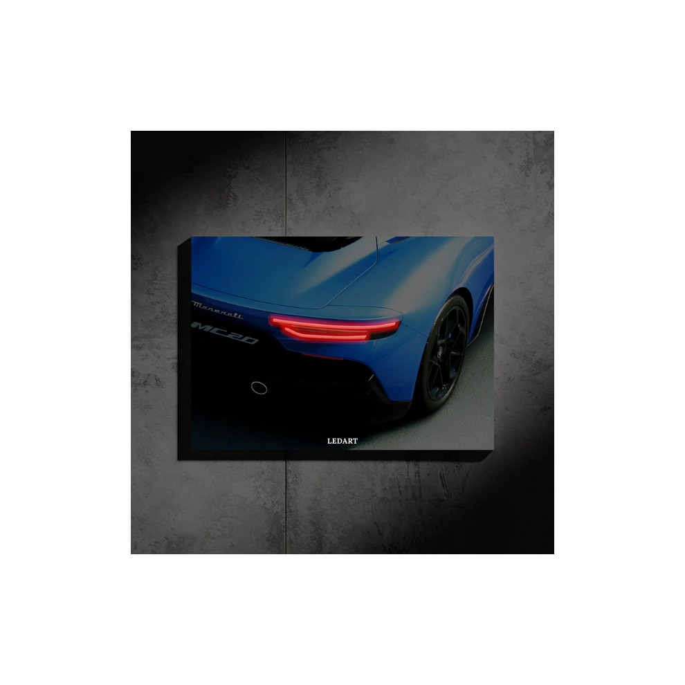 LEDART Maserati MC20 Poster