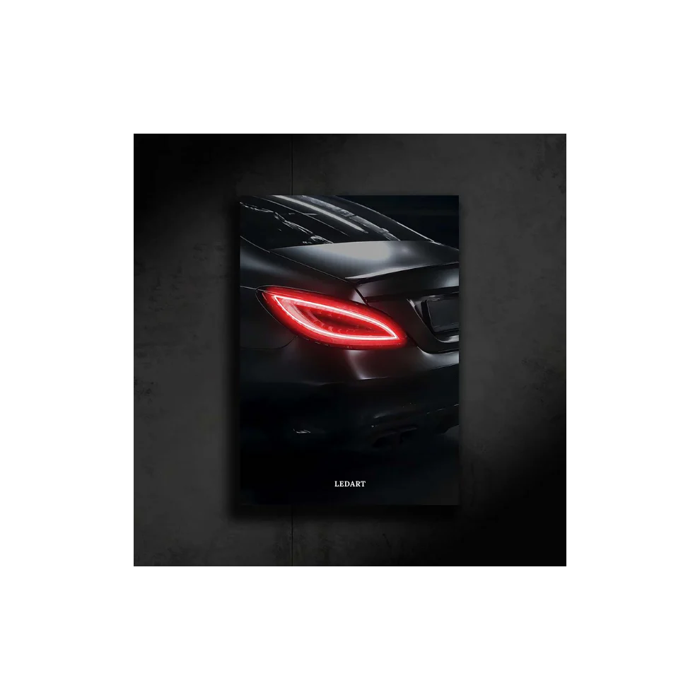 LED ART DODGE CHARGER NEON Poster