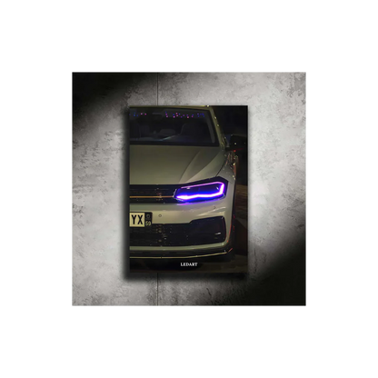 LEDART Ford Mustang Shelby GT NEON Poster