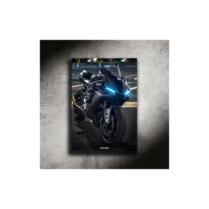 LEDART Yamaha R1 NEON Poster