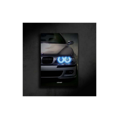 LEDART BMW M4 NEON Poster