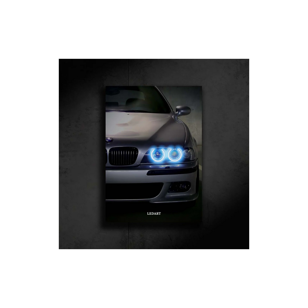 LEDART BMW M3 NEON Poster