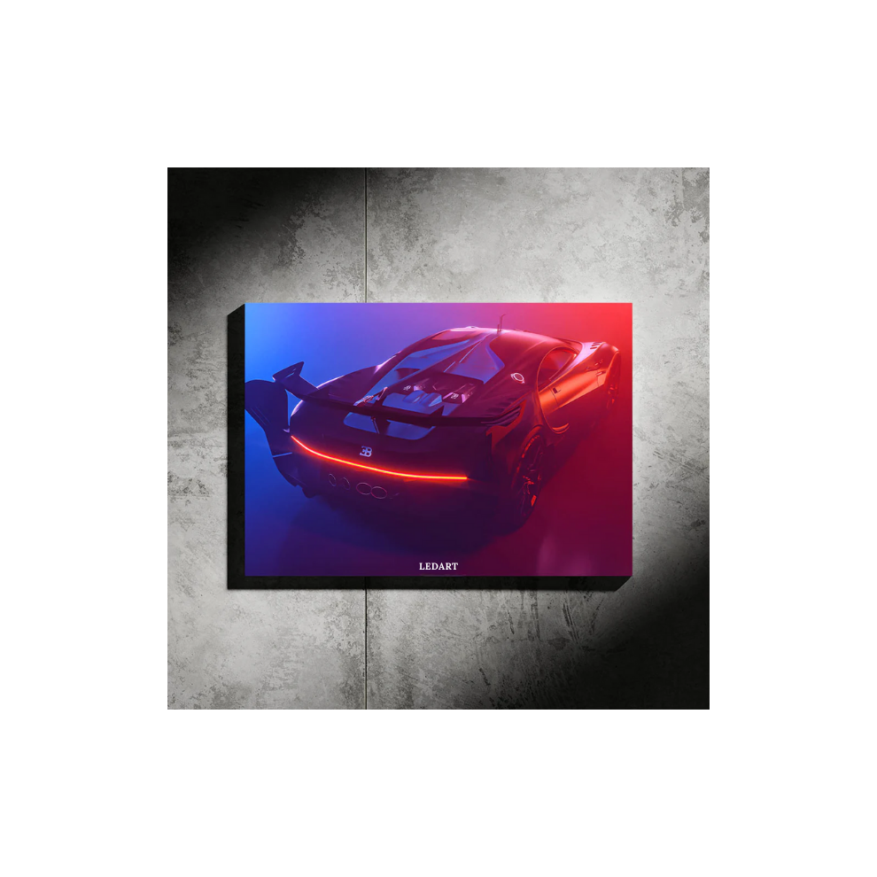 LEDART Peugeot 9x8 NEON Poster