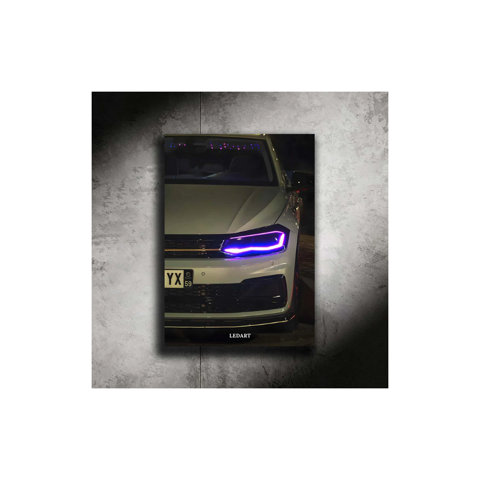 LEDART Volkswagen Golf 6R Poster