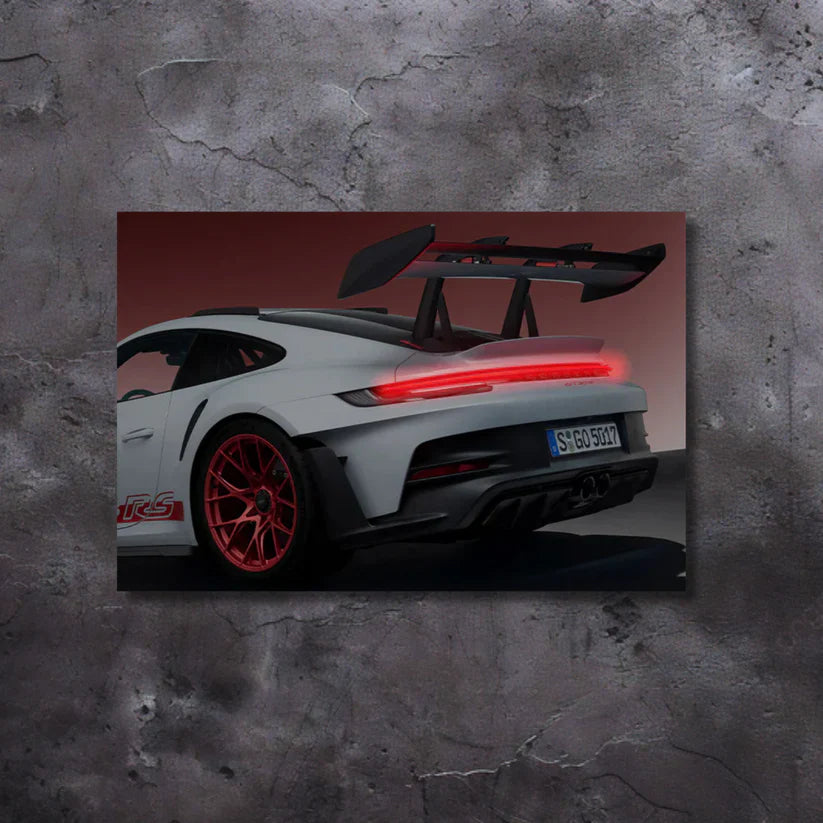 LED ART NİSSAN GTR R35 NEON Poster