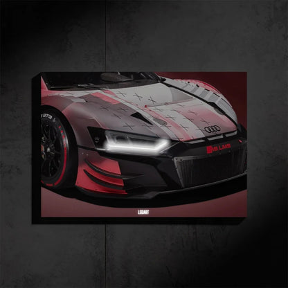 LED ART AUDİ RS8 GT3 NEON Poster