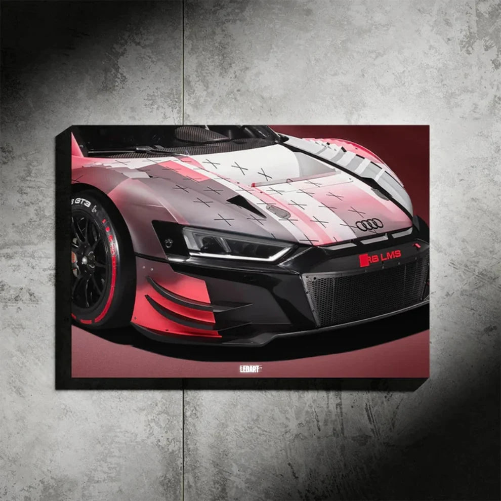 LED ART AUDİ RS8 GT3 NEON Poster