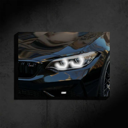 LED ART BMW M2 COMPETİTİON NEON Poster