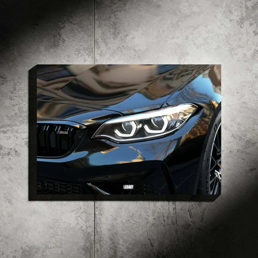 LED ART BMW M2 NEON Poster