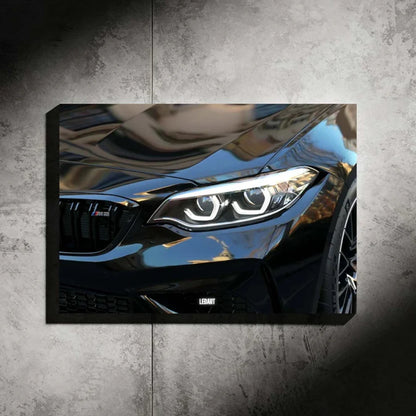 LED ART BMW M2 NEON Poster