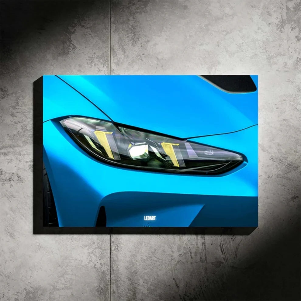 LED ART CHEVROLETC7 ZR1 NEON Poster