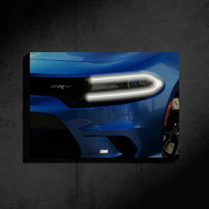 LED ART DODGE CHARGER NEON Poster