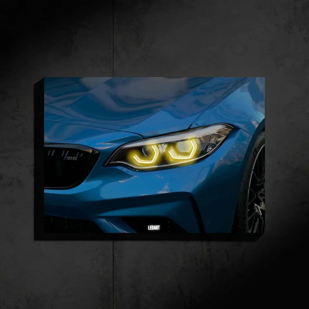 LEDART BMW M4 NEON Poster