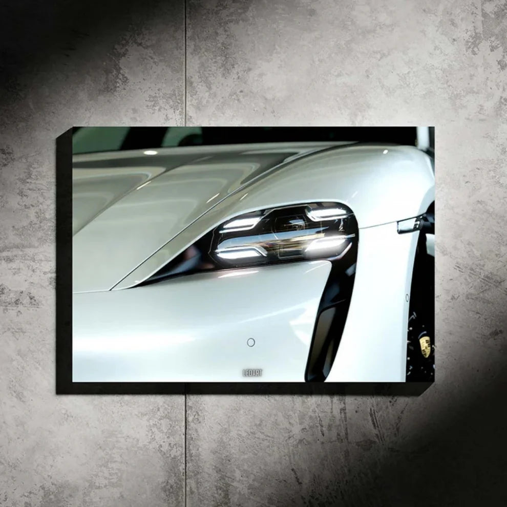 LED ART CHEVROLETC7 ZR1 NEON Poster